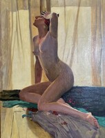 Nude in the Studio attributed to Herman Richir, c.1910-15
