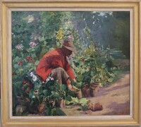 Alfred Ruytinx (1871-1908), The Gardener, c.1906